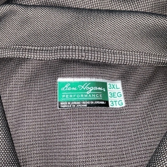 Mens used size 3xL Ben Hogan polo shirt Pre own items are as is any - Picture 3 of 3